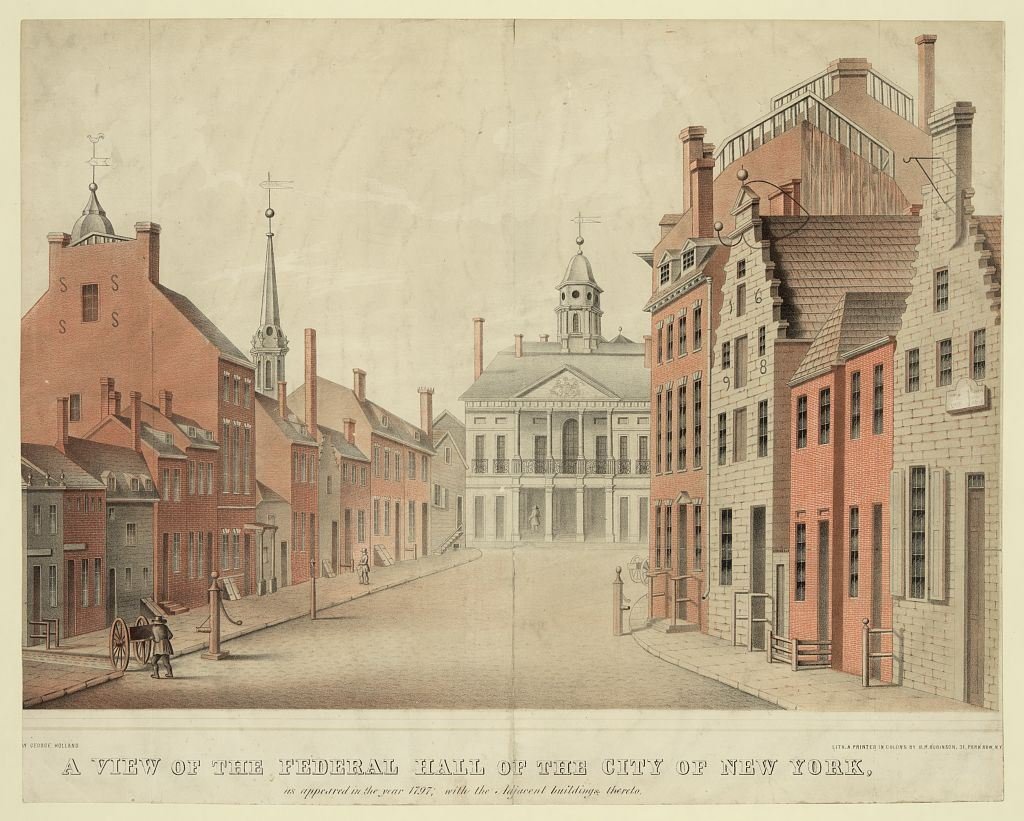 Federal Hall, where Washington was inaugurated